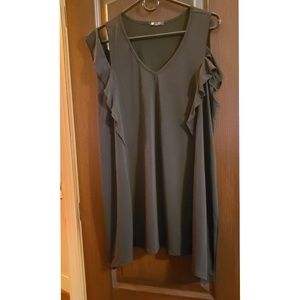 Black Tank with Shoulder Cut out